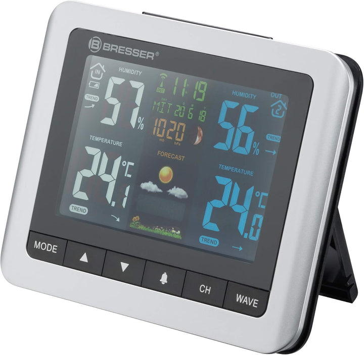 Bresser 7007510 Wetterstation Funk mit Aussensensor MeteoTemp