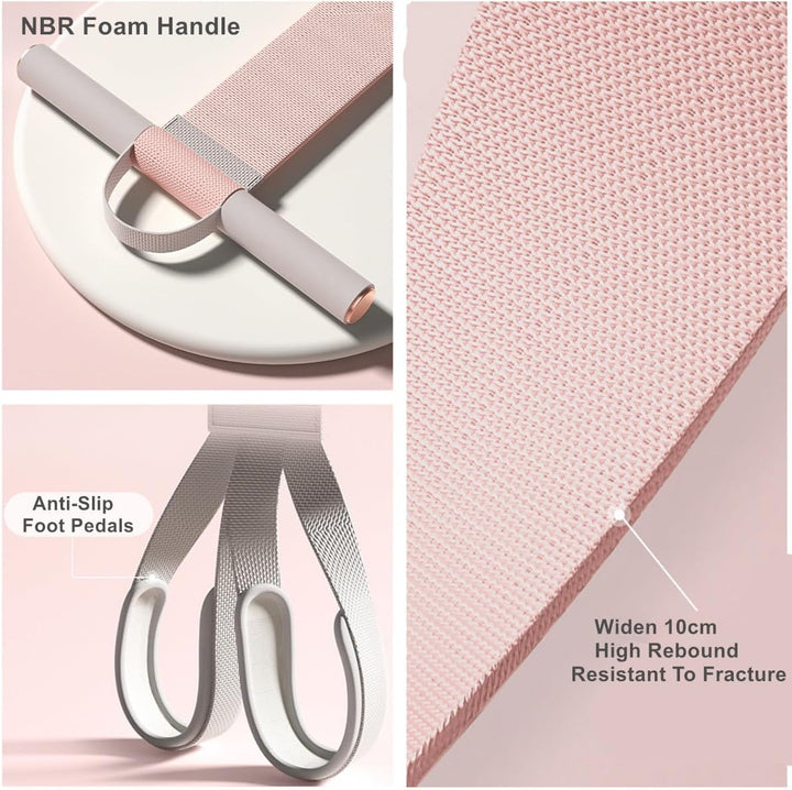 Bauchmuskel-Bänder mit Fusspedal,120lb Sit-Up Trainingsgeräte,Yoga & Home-Gym – Bodybuilding Expande