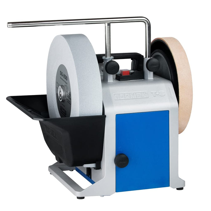 Tormek T-8 Original wassergekühltes Schleifsystem, DE-Version mit deutschem Handbuch, 200 W, 230 V