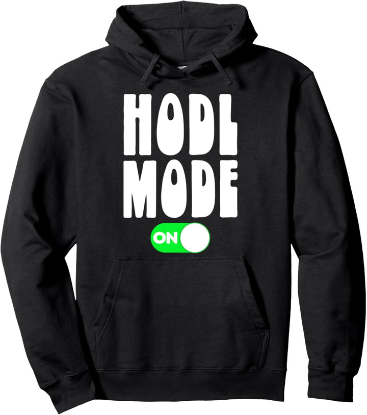 Cooler Bitcoin HODL-Modus auf Funny Crypto BTC Miner Trader Pullover Hoodie