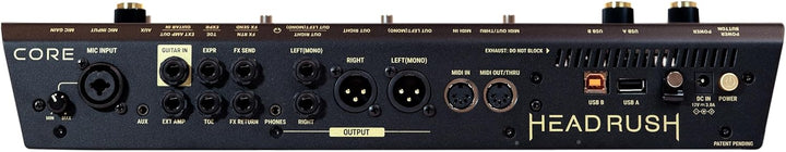 HeadRush Core - Gitarre und Vocal Multi Core Effekt Amp Modelling Prozessor mit Cloning, Looper, Ant