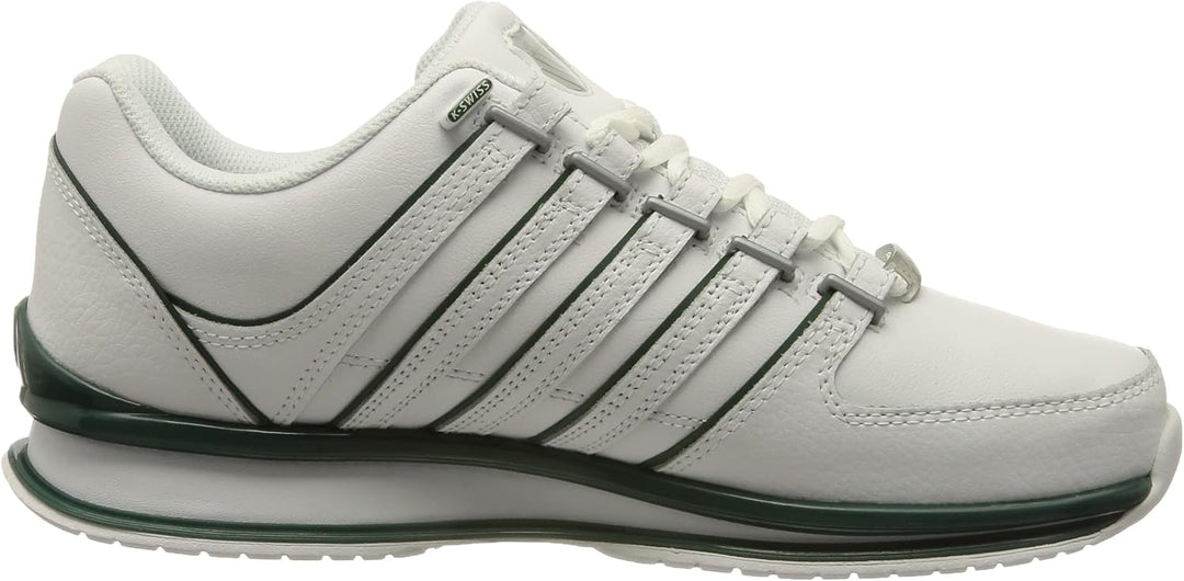K-Swiss Herren Rinzler Sneaker 43 EU White Posy Green, 43 EU White Posy Green
