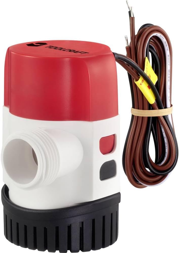 TOOLCRAFT TO-7159164 Niedervolt-Tauchpumpe 3028 l/h 12 V/DC