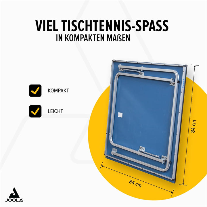 JOOLA Midsize Tischtennisplatte, Freizeittisch, Tischtennistisch inklusive Tischtennisnetz