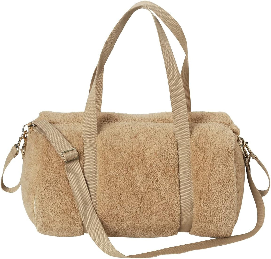 Vertbaudet VERTBAUDETWickeltasche,Baby Roll aus Plüsch Einheitsgrösse Beige, Einheitsgrösse Beige