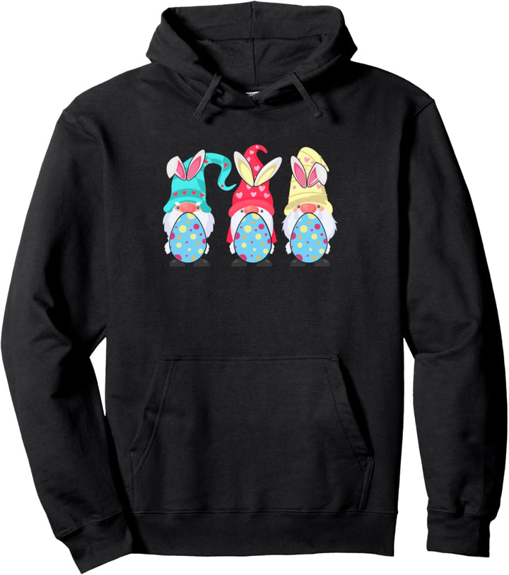 Niedliche Zwerge Hase Ostereierjagd Pullover Hoodie