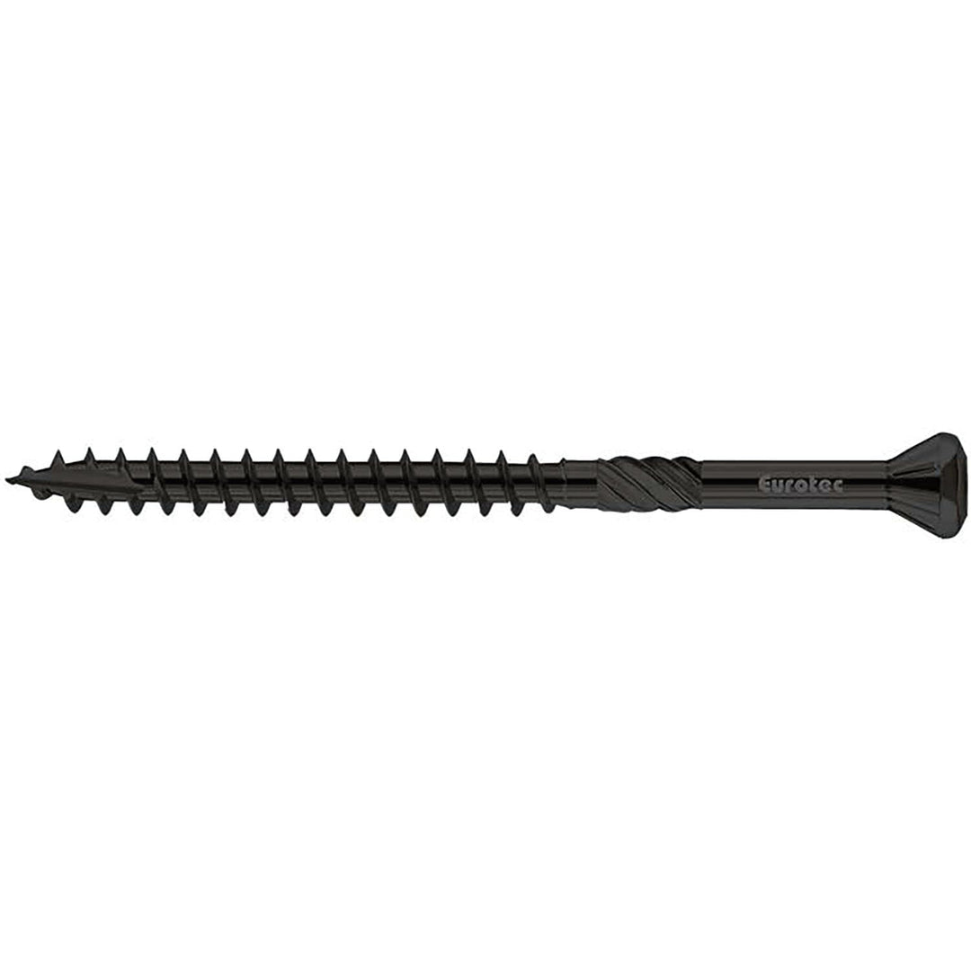 HAPATEC 111820/BLACK EUROTEC Fassadenschraube 5.0 x 80 mm-Edelstahl C1, schwarz Inhalt: 200 Stück, S
