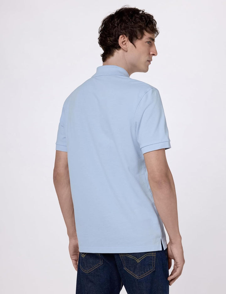BOSS Herren Pallas Short Sleeve Polo Shirt Poloshirt L Dusty Blue, L Dusty Blue