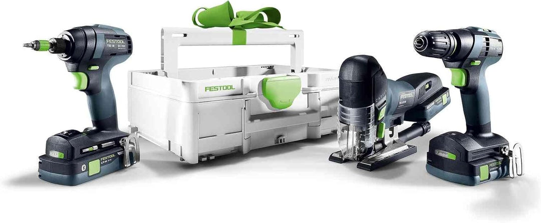Festool Akku-Combo-Set Montage Akku-Schlagschrauber TID 18 I Akku-Bohrschrauber TXS 18 I Akku Pendel