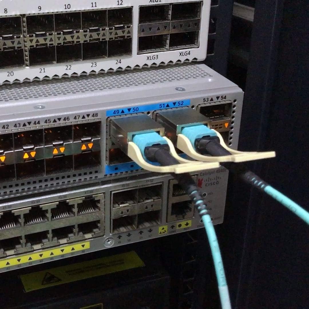 15M / 50FT 12Fasern Polarität Typ B OM3 MPO zu MPO Patchkabel Beide Female LSZH MPO - MPO LWL Patch