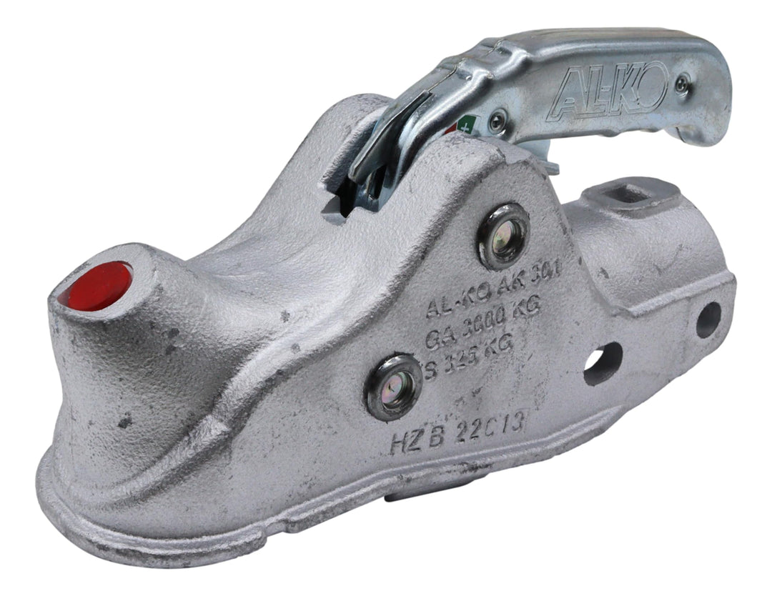 p4U AL-KO Zugkugeklupplung Kugelkupplung AK 301 3000 kg Guss Profi 50 mm Rundrohr 1221746 Alko