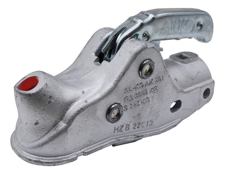 p4U AL-KO Zugkugeklupplung Kugelkupplung AK 301 3000 kg Guss Profi 50 mm Rundrohr 1221746 Alko