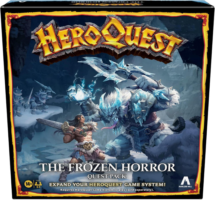 Hasbro F5815 Heroquest Frozen Horror Spiel, Mehrfarbig The Frozen Horror (Quest Pack), The Frozen Ho