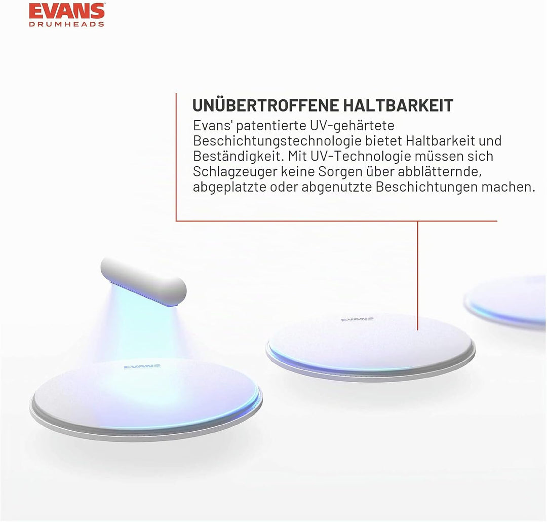 Evans UV2 beschichtetes Schlagfell, 30, 4 cm 12-Zoll Single Head, 12-Zoll Single Head