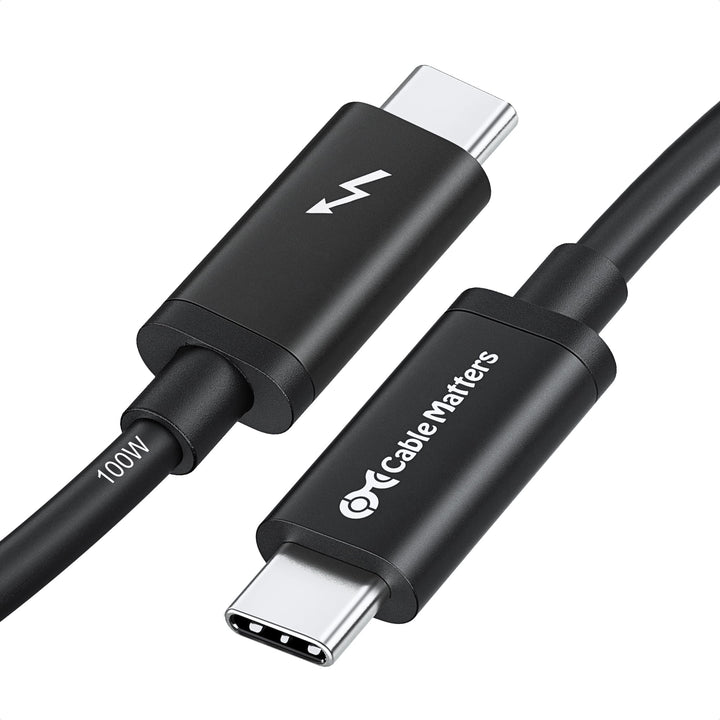[Intel Zertifiziertes] Cable Matters Thunderbolt 3 Kabel 0,8m (USB C Thunderbolt Kabel) mit 100W Auf