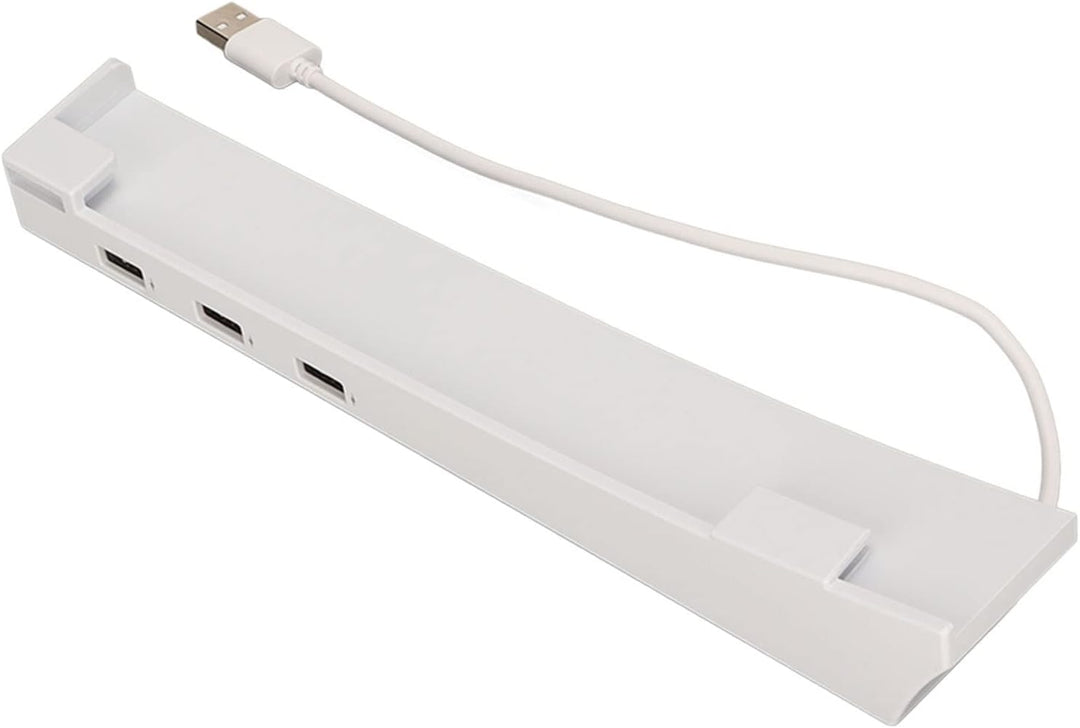 Horizontaler Ständer für Spielekonsole, Basisständer mit 4 USB-Anschlüssen, Kompatibel mit Digital E