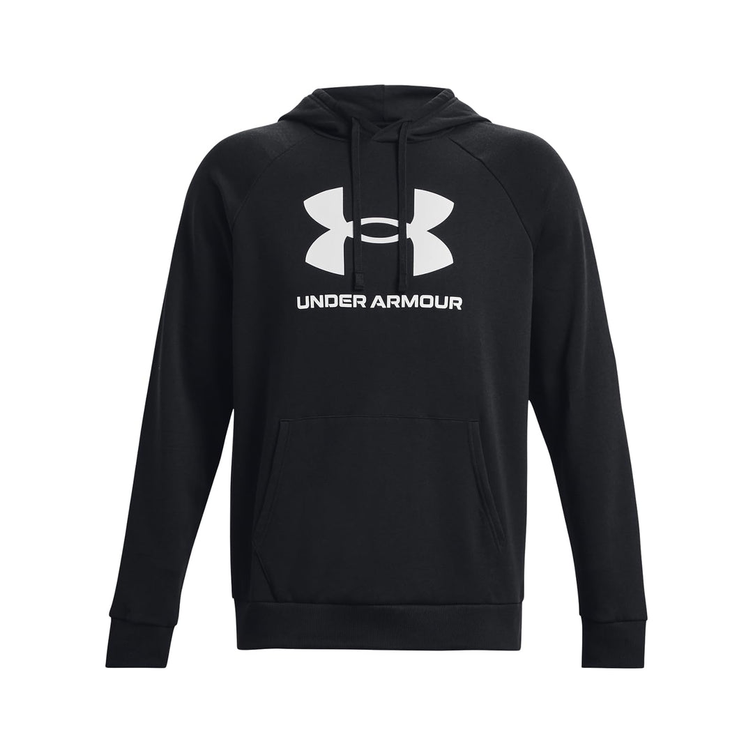 Under Armour Herren Rival Fleece Logo Hoodie Kapuzenpullover XS Schwarz, XS Schwarz