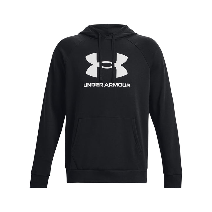 Under Armour Herren Rival Fleece Logo Hoodie Kapuzenpullover XS Schwarz, XS Schwarz