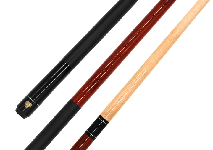 Billard Zubehör Billard Queue Cobra 2-teilig, 148cm, Ahornholz, 13mm Klebeleder, 18-21 Oz. Walnuss,