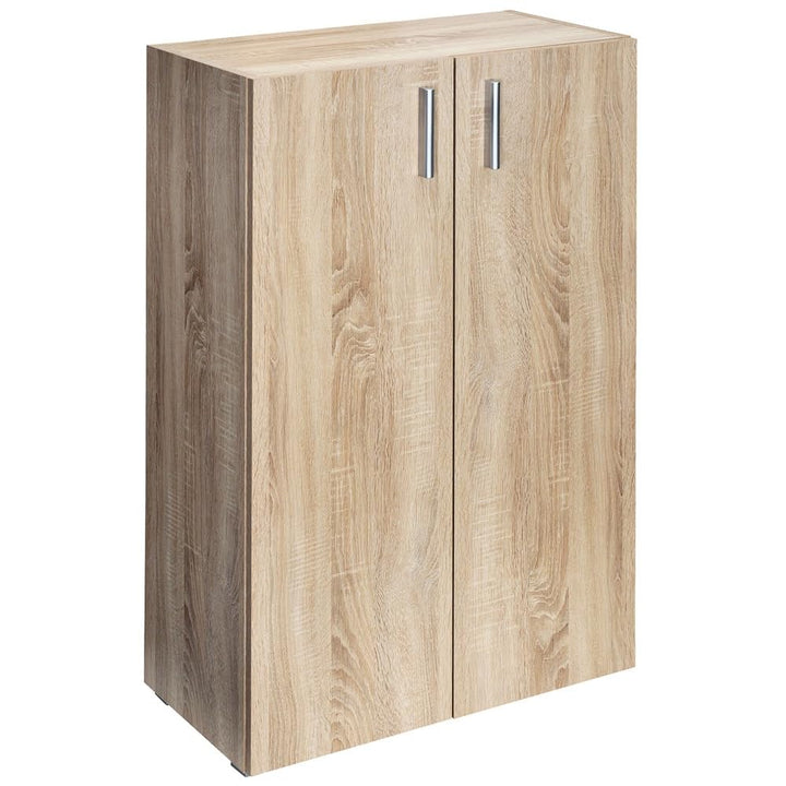 Casaria® Kommode mit 2 Türen 115,5x60x30cm Holz Modern höhenverstellbarer Einlegeboden Schlafzimmer