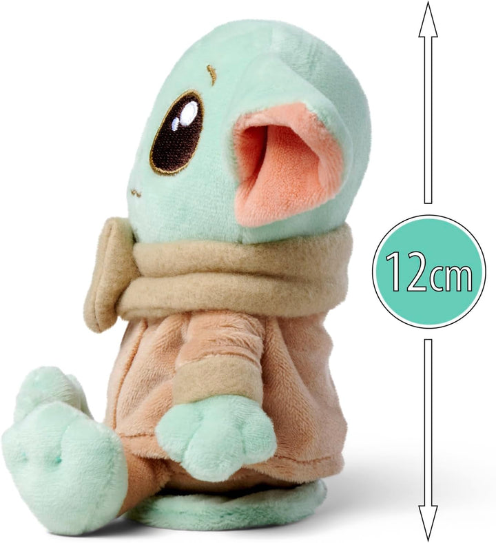 Simba Star Wars The Mandalorian & Grogu Schulter-Kuscheltier – magnetisches Stofftier mit Umhang, zu