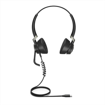 Jabra Engage 50 On-Ear Stereo Headset - Microsoft-zertifizierter digitaler Kopfhörer mit Kabel - pas