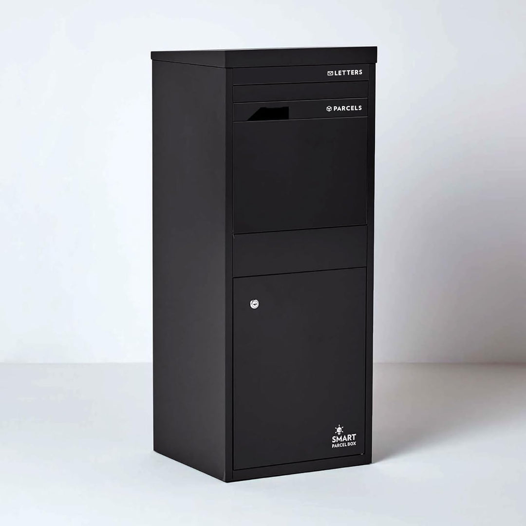 SMART PARCEL BOX Paketbox draussen, Standbriefkasten mit Paketfach, Paketbriefkasten XXL, grosse Pos
