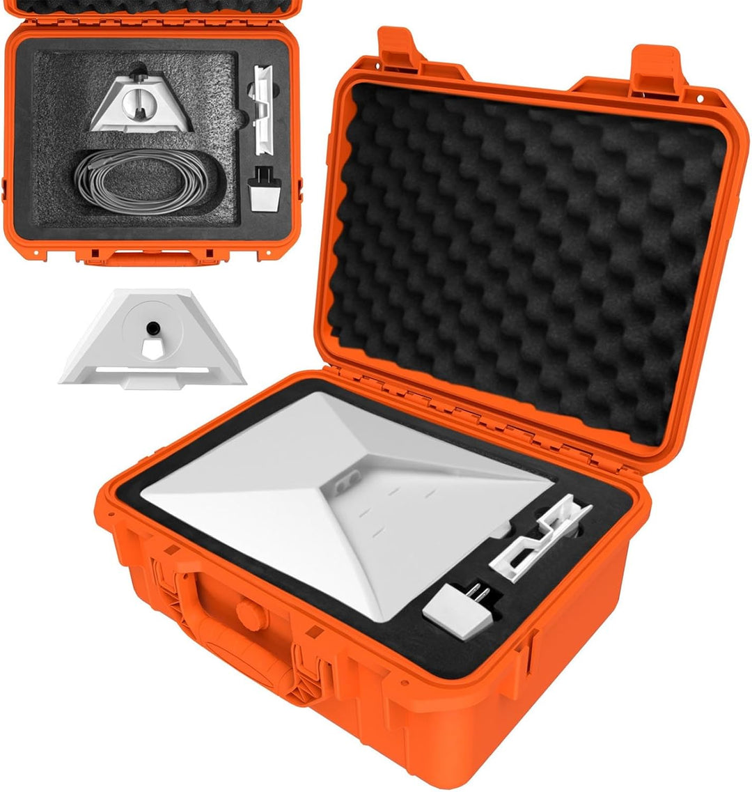 starlinkss Mini Case, IP67 Water Proof Hard Storage Box with Custom Foam for starlinkss Mini Antenna