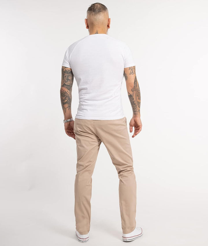 Indumentum Chino Hose Basic Regular Fit IR-506 29W / 30L Beige, 29W / 30L Beige