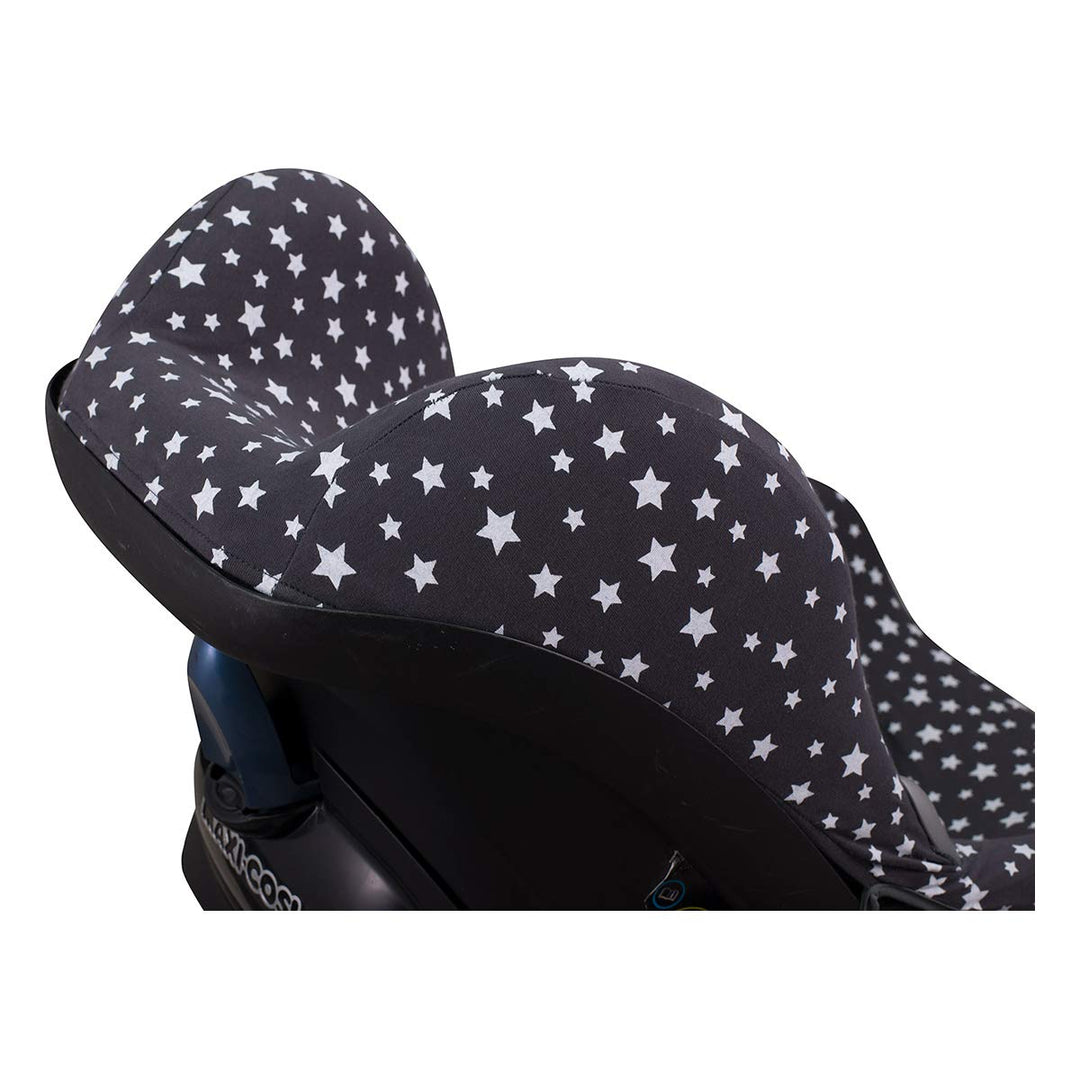 JYOKO Kids Bezug kompatibel mit Maxi Cosi Cabriofix, City Streety (Winter Sky) Mr Mustache, Mr Musta