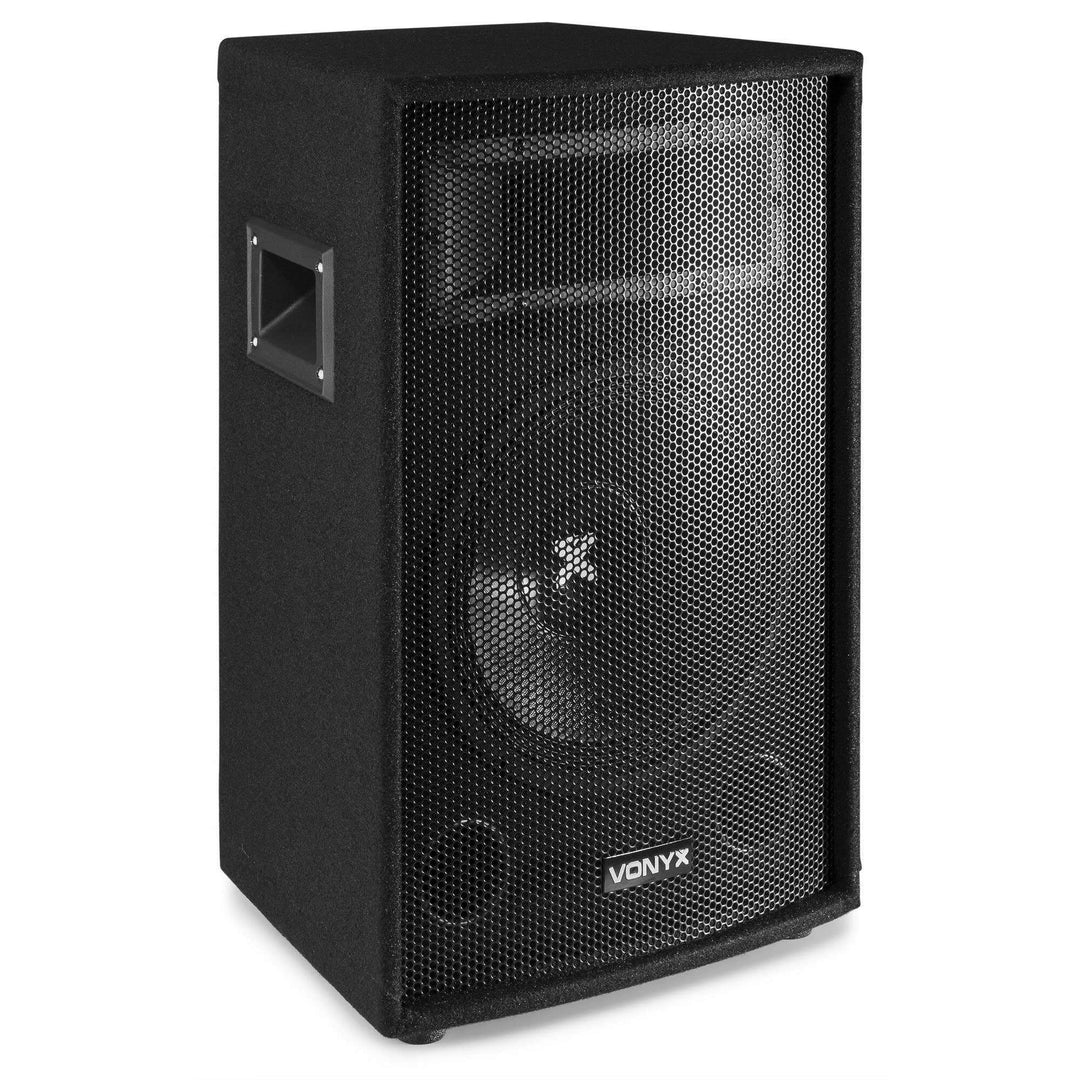 Vonyx SL12 - PA-Lautsprecher 600 Watt - passiver Lautsprecher, 12 Zoll DJ Speaker Passivbox, DJ Laut