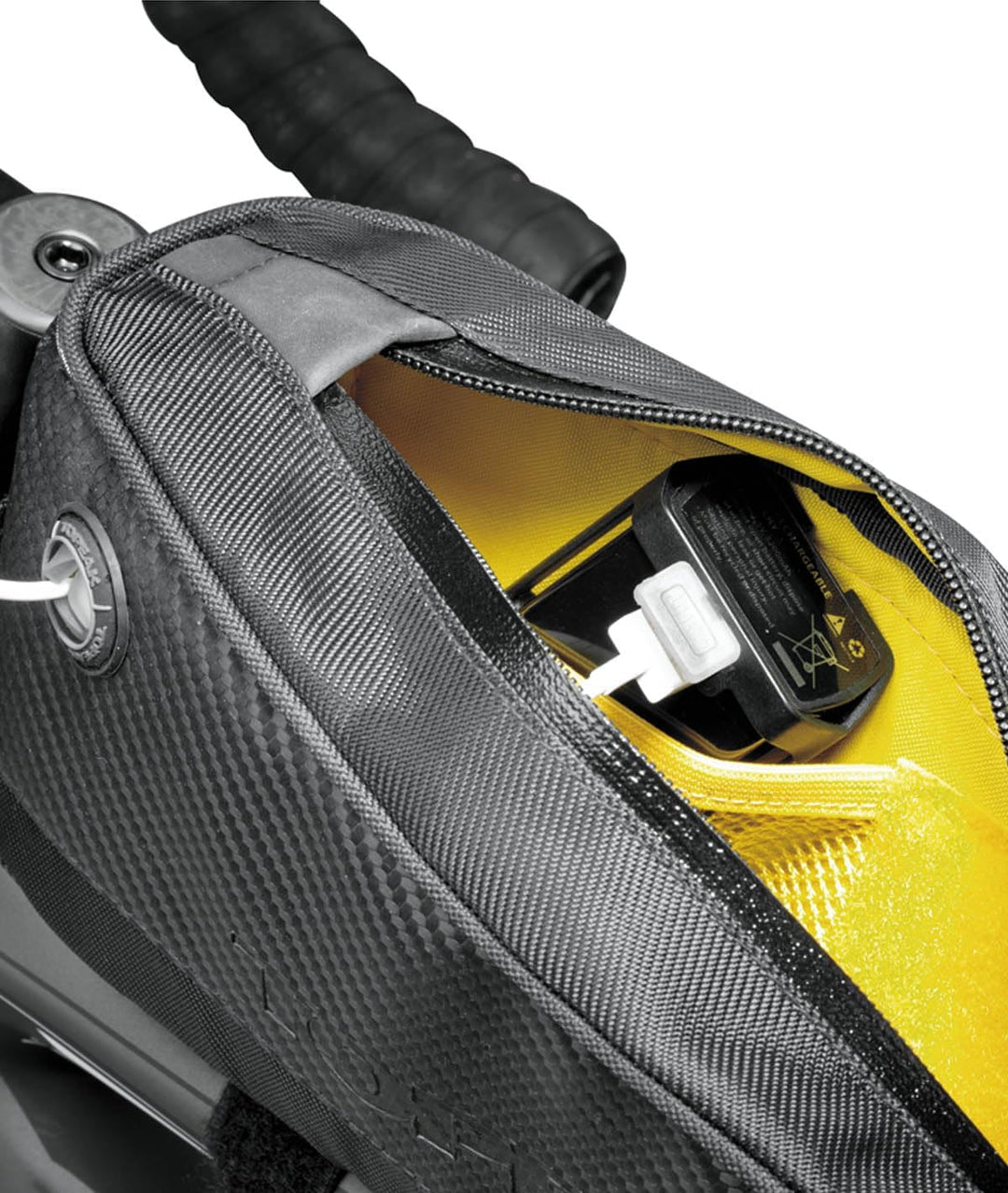TOPEAK Lenkertasche Fuel Tank Medium Oberrohrtasche Satteltasche 17.5 x 7.5 x 11 cm, 0.5 L Schwarz (