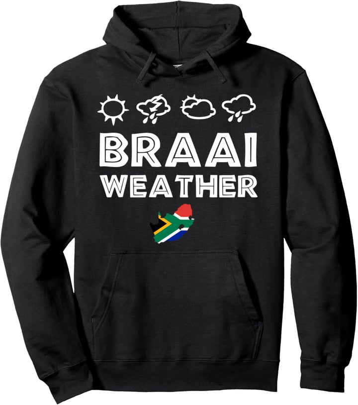 Braai Wetter Lustiges Südafrika Familiengrill Pullover Hoodie