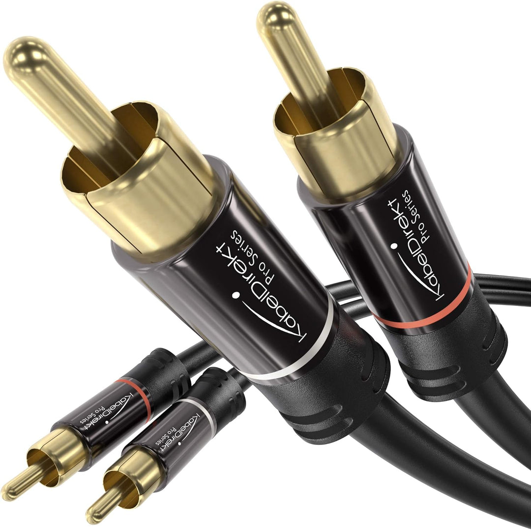 Pro-Ject Phono Box E, Phono Vorverstärker (Weiss) & KabelDirekt – 0,5 m Cinch Kabel, Stereo Audio Ka