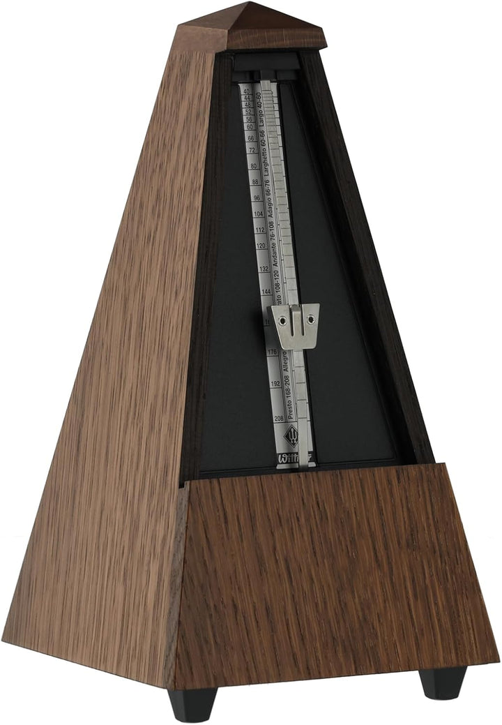 Wittner Metronom 818 Holzgehäuse mit Glocke Taktell Pyramidenform Eiche braun matt, braun matt