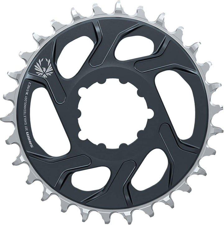 SRAM Corporation Europe Unisex – Erwachsene X-Sync 2 Eagle Kettenblatt, Grau, Alu, 34