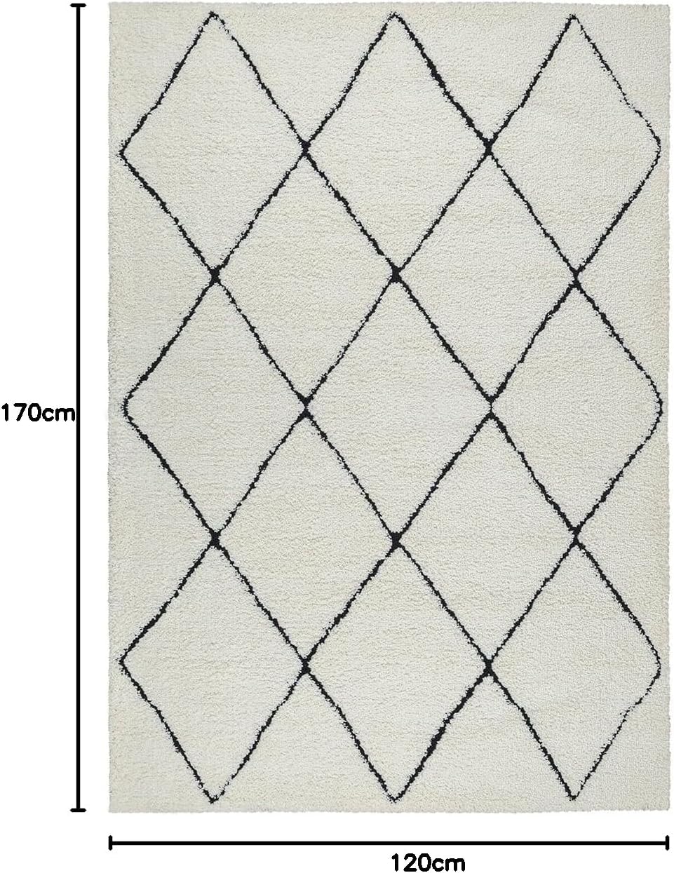 the carpet Velvet eleganter Designer Teppich Wohnzimmer, weicher & pflegeleichter Hochflor Wohnzimme