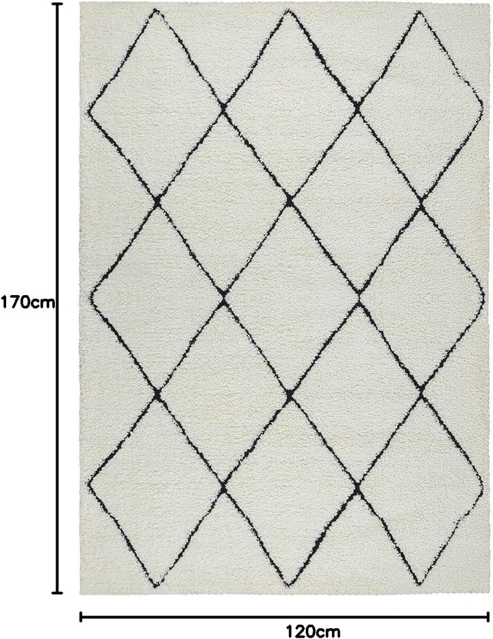 the carpet Velvet eleganter Designer Teppich Wohnzimmer, weicher & pflegeleichter Hochflor Wohnzimme