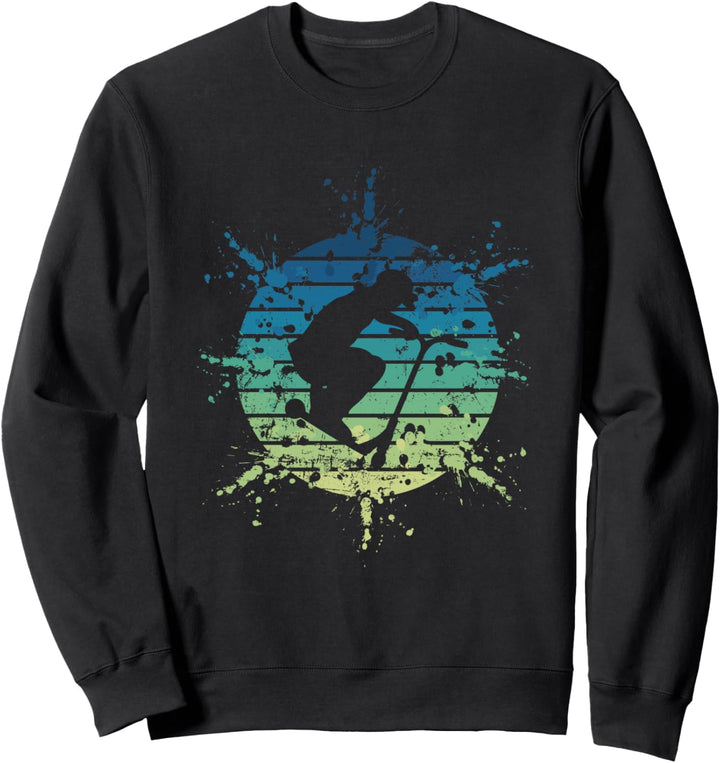 Stunt Scooter Tretroller Freestyle Elektro Roller Vintage Sweatshirt