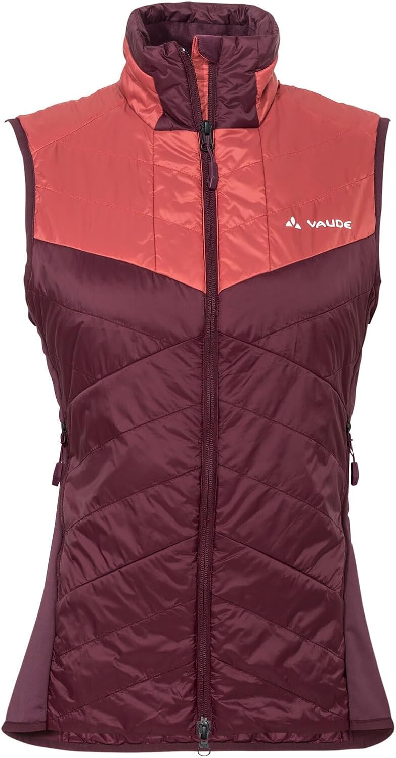 VAUDE Damen Chaleco Sesvenna Iv para Mujer Jacke, brick