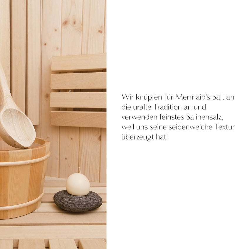 Vitabay Sauna- und Badesalz Lavender Bay 1000 g • Sanftes Körperpeeling • Whirlpool geeignet, Lavend