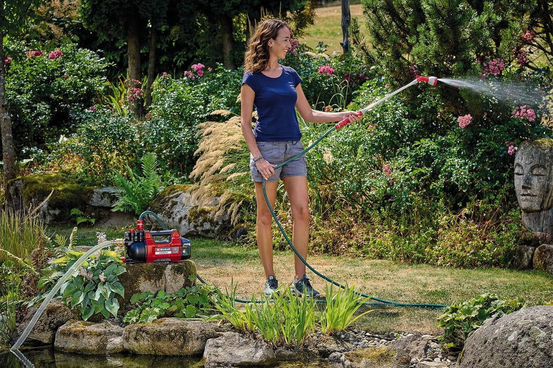 Einhell Akku-Gartenpumpe AQUINNA 18/28 Power X-Change (18 V, max. 2800 L/h Fördermenge, max. 25 m Fö