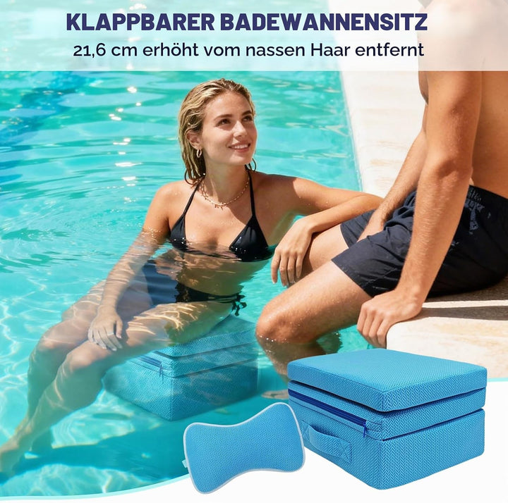 EHAUSEUN Whirlpool Sitzkissen Erwachsenen Hot Tub Seat rutschfest Sitzauflage Für Aussenpool Badezim