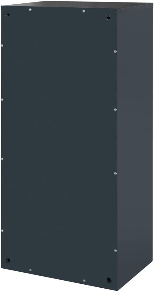 7er GLM Anthrazit RAL 7016 Briefkastenanlage Wandbriefkasten 25cm tief | 0,8mm Blech, Innenaufstellu