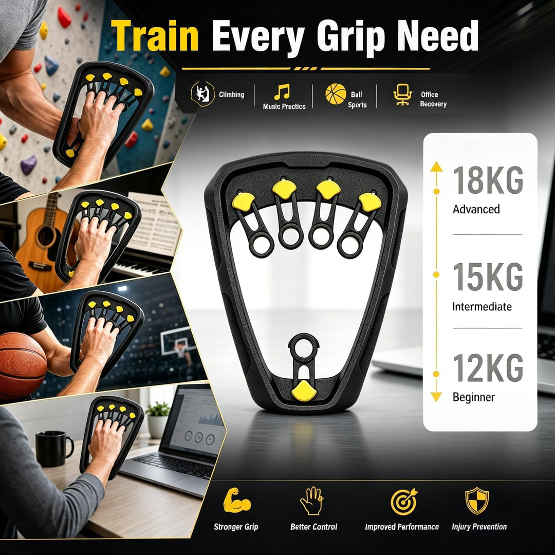 1 Satz Handtrainer Fingertrainer Unterarmtrainer Einstellbarem Widerstand | Zwei Widerstandssysteme