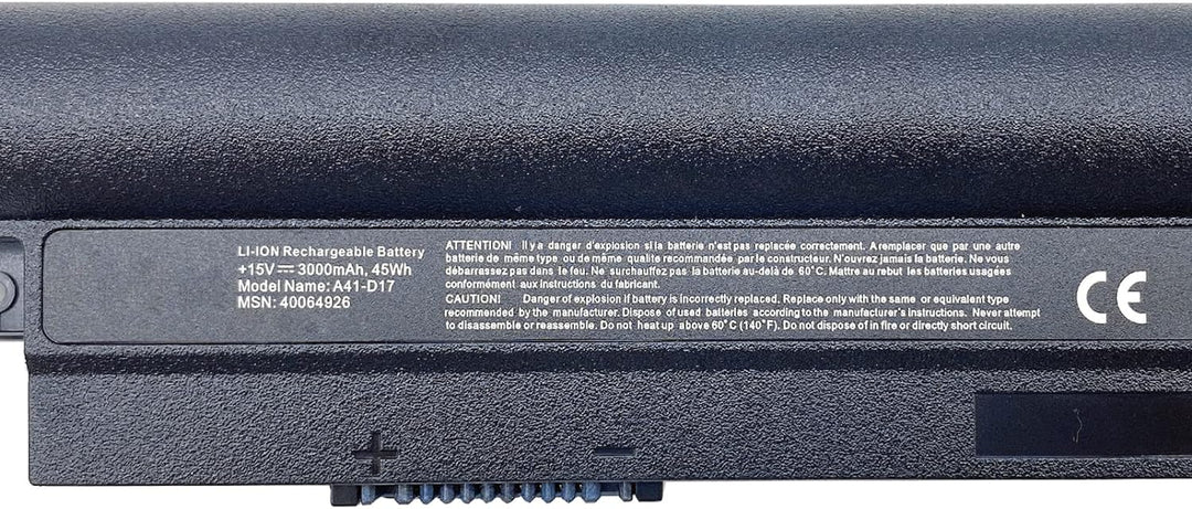 New A41-D17 Laptop-Ersatzakku für Medion Akoya E7415 E7415T E7419 E7416 P7647 P7643 E7420 P7643 (4 Z