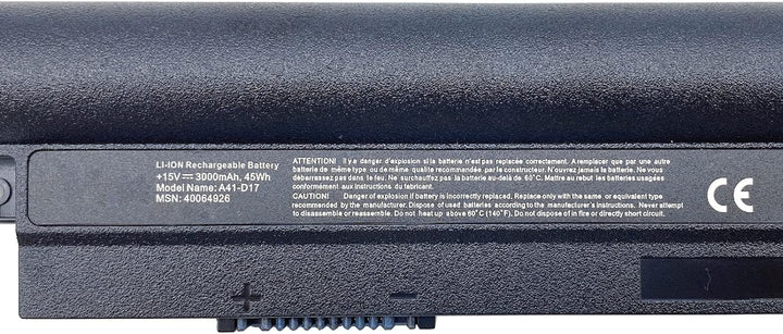 New A41-D17 Laptop-Ersatzakku für Medion Akoya E7415 E7415T E7419 E7416 P7647 P7643 E7420 P7643 (4 Z