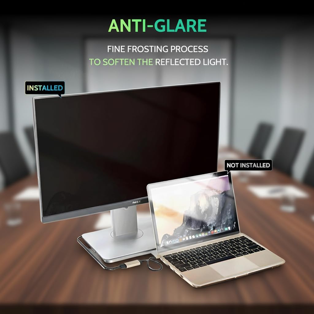 Einfach Abnehmbarer Computer-Sichtschutzfilter, kompatibler iMac-Monitor, rahmenloser Monitor, Seite