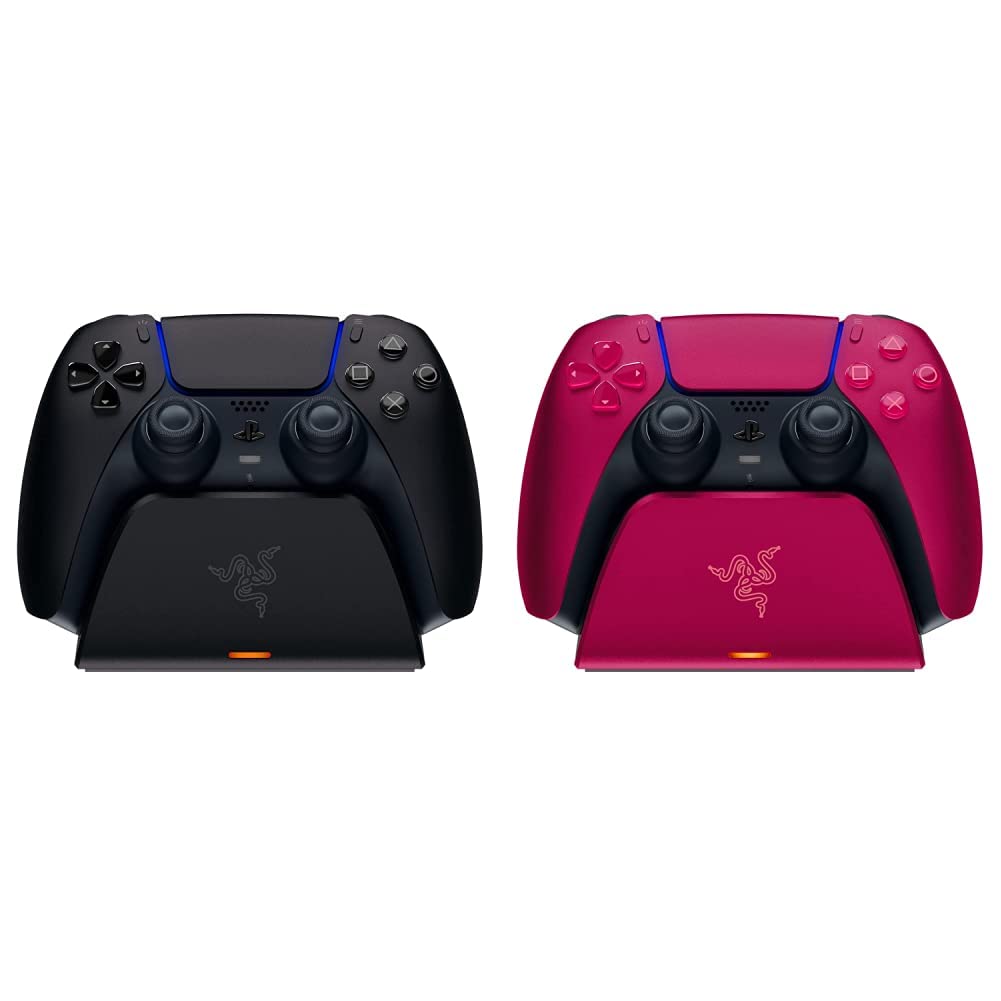 Razer Schnellladestation für PS5 Wireless Controller - Midnight Black & Schnellladestation für PS5 W