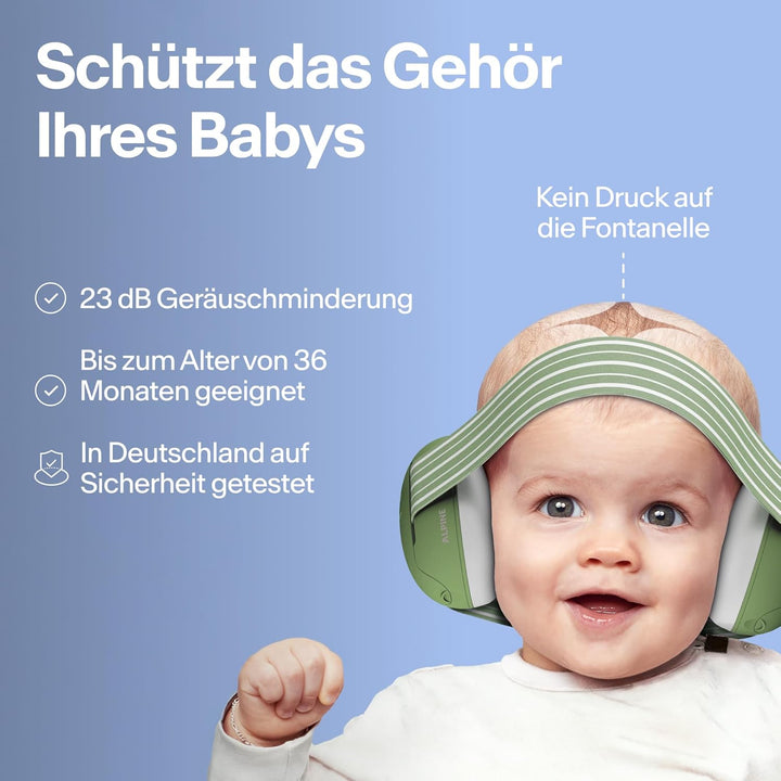 Alpine Muffy Baby Kapselgehörschützer - Gehörschutz für Babys und Kleinkinder von 12 bis 36 Monate -